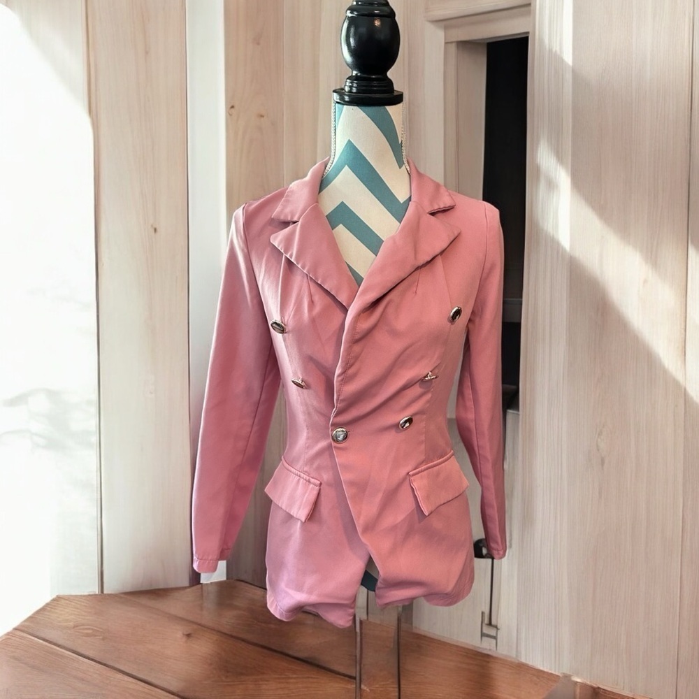 EUC- Pink SHEIN Blazer